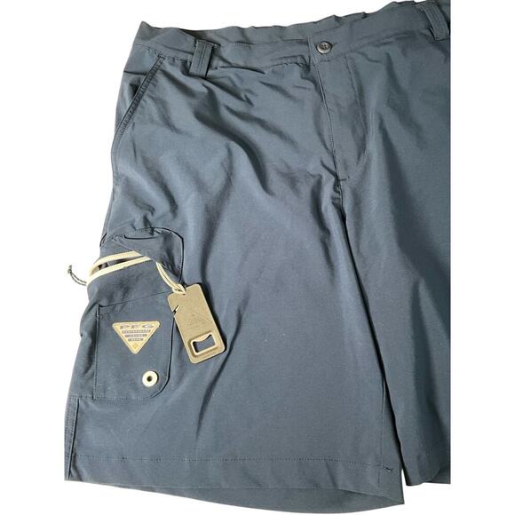 Columbia Mens PFG Blue Size 40 Light Weight Fishing Shorts Stain Repellent - Picture 7 of 13